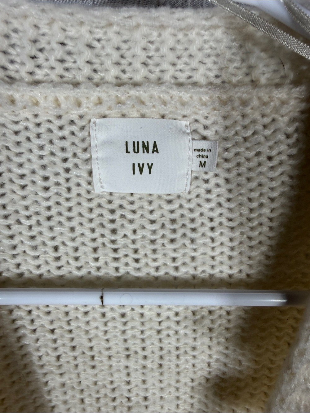 Luna Ivy Strawberry Knit Cardigan Medium - Picture 3 of 8